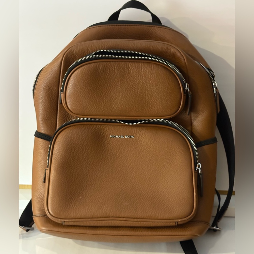Michael Kors Tan Leather Backpack